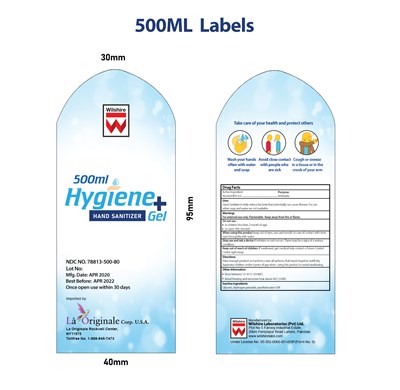 500 mL Label (Hygiene  Plus 500ml Bottle)